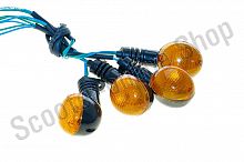 Поворотники  №04 оранжевые, гибкая ножка, комплект 4 штуки