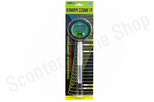КМ-05 (компрессометр цифровой прижим.) бенз,ВАЗ+ГАЗ и др