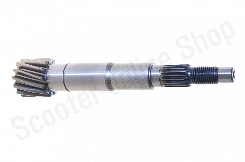 Вал редуктора ведущий  157QMJ(JL); T150, ATV150  13Т  L-152 фото фотография изображение картинка