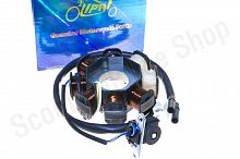 Статор генератора 139QMB  6+2, 4 контакта, горизонтальное крепление  "LIPAI" 