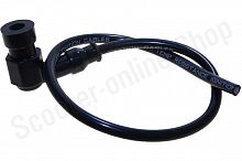 Провод высоковольтный силиконовый (черный)