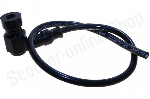 Провод высоковольтный силиконовый (черный) фото фотография изображение картинка