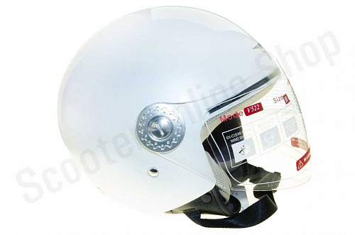 Шлем открытый Can  Шлем V522 PEARL WHITE L(60) фото фотография 