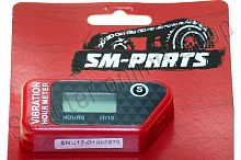 Счетчик моточасов беспроводной SM-PARTS  SMP-016B красный