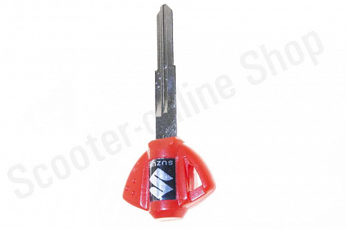 Ключ замка зажигания (заготовка)  Suzuki R GSX  красный  "LIPAI" фото фотография изображение картинка