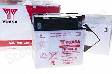 Аккумулятор Yuasa YB16CL-B 12В 19Ач 240CCA 176x101x177 мм Обратная (-+)