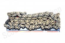 Цепь 428-128L UNIBEAR серая/золотая