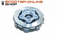 Бабабан сцепления внутренний  CG125   (5 болтов) (диски, пружины, столик) (расширенная)   "JH"