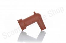 Колпак свечи  мото (ретро)  угол 90, резиновый  (коричневый)