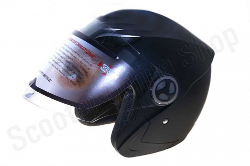 Шлем открытый Шлем мото открытый HIZER 219 (L) #2 matte-black фото фотография 