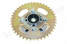 Звезда ведомая в сборе 428-41T Zongshen F5, ZS200, 250GS   (+подшипник, сальник, зв.)  