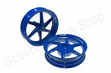 Диски литые Dio AF28/35 синие комплект