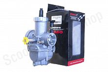 Карбюратор  универсальный  30мм, подсос под трос  "KOSO"  (KEIHIN)