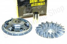 Вариатор Honda Lead 90 в сборе (палец, шкив,ролики)