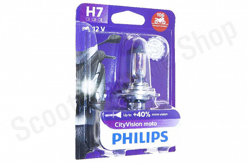Лампа фары Philips H7 12v 55w / 12972ctvbw фото фотография изображение картинка