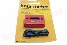 Счётчик моточасов (моточасы) Hourmeter (Красный)