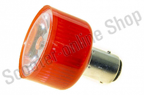 Лампа стоп-сигнал/габарит  S25  красная, mod:JC-721   "JCAA" фото фотография изображение картинка