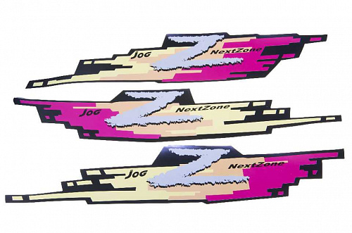 Наклейки Jog Z Next Zone  0169  3шт фото фотография изображение картинка
