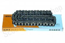 Цепь 428DX-104L (усиленная) KAYO CRF801-7H, TTR110  KMC  TW