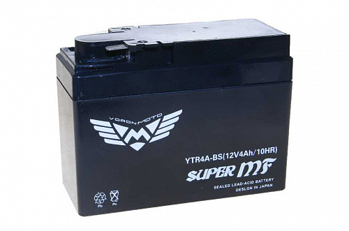 Аккумулятор гелевый 12V 2.3AH YTR4A-BS  114х49х86 Honda OUTDO фото фотография изображение картинка