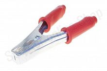 Зажим ""крокодил"" 140 мм (красный)