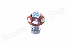 Болт декоративный М6 красный 