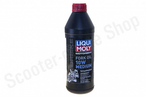 2715 LiquiMoly масло в вилку  Motorbike Fork Oil  Medium 10W синтетическое 1л  фото фотография изображение картинка