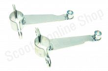 Крепление дуг Alpha хром комплект