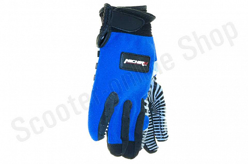 Мотоперчатки перчатки мото Перчатки, MICHIRU, G 8109, Размер M, Цвет Синий фото фотография 
