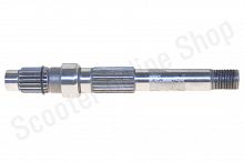 Вал редуктора вторичный 139QMB 2 амортизатора 19T 