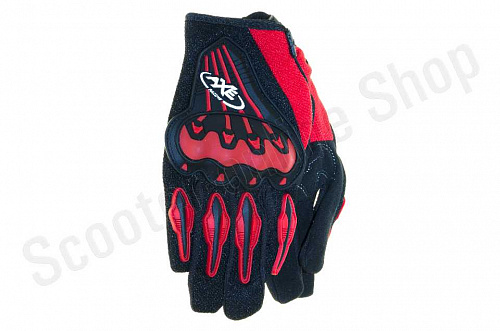 Мотоперчатки перчатки мото Перчатки   "AXE RACING"   (size:L, красные) фото фотография 
