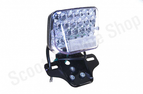 Стоп-сигнал в сборе Delta диодный без поворотов, прозрачный +крепление "LIPAI" фото фотография изображение картинка Стоп-сигнал в сборе Delta диодный без поворотов, прозрачный +крепление "LIPAI" фото фотография изображение картинка