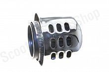 Фильтр низкого  сопротивления d-42  хром крышка