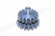 Шестерня промежуточная  стартера ATV KAYO CBB250 (воздушный) 16/16T  CN