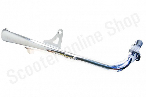 Глушитель 4Т 139FMB 147FMH DELTA, ALPHA  хром фото фотография изображение картинка