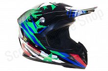 Шлем кроссовый HIZER 211 (M) (подростковый)