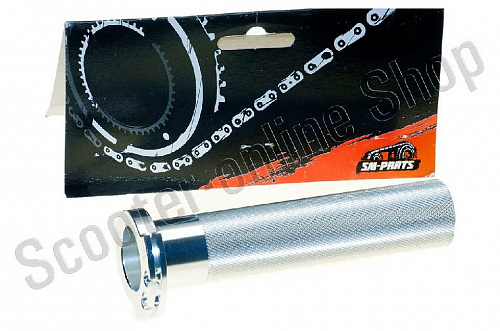 Ручка газа алюминиевая с подшипником SM-PARTS Yamaha YZ250/450F 98-16 Kawasaki KX250/450F 06-16 фото фотография изображение картинка