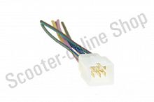 Разъем 6 контактов, папа, +провода KOMATCU