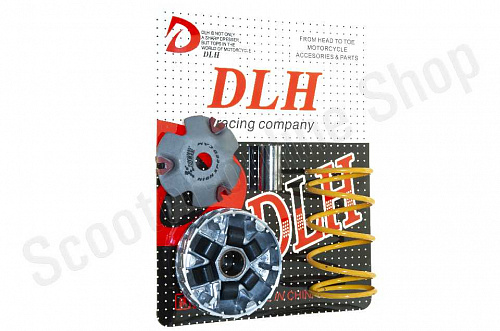 Вариатор в сборе тюнинг Honda Dio AF34   (+втулка, ролики, пружина)   "DLH" фото фотография изображение картинка