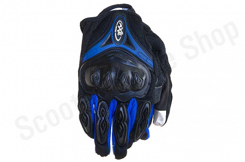 Мотоперчатки перчатки мото Перчатки AXE ST10 синие M фото фотография 
