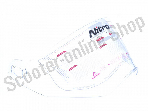 Стекло для шлема визор Стекло для шлема NITRO MX-630 прозрачное фото фотография 