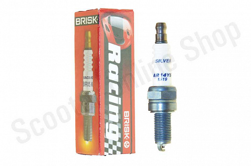 Свеча зажигания Brisk AR14YS (аналог CR7E) фото фотография изображение картинка