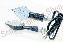 Поворотники светодиодные SM-PARTS  SMP-10 черные комплект