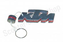 Брелок каучук (серо-красный) KTM  AS