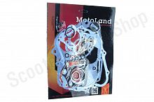 Прокладки двигателя 152FMI без эл.-старт 52,4*55,5  комплект