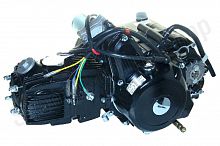 Двигатель в сборе 152FMH Delta, Activ 110cc АКПП черный, полный комплект "TZH"