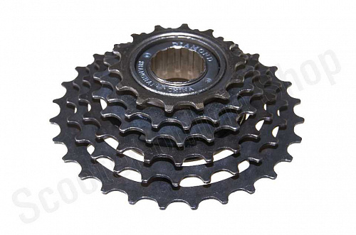 Звезда задняя 6-ск EDX6 коричневый 3002601-2 фото фотография изображение картинка