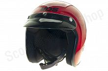 Шлем защитньй X 70/2 Л Джет со съёмным козырьком красный М(58)