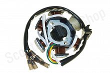 Статор генератора 139FMB  6 катушек 1 фишка 4 контакта