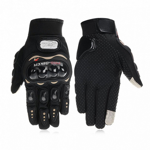 Мотоперчатки перчатки мото Перчатки Pro-Biker MCS-01TS (TOUCH SCREEN) Black, XXL фото фотография 